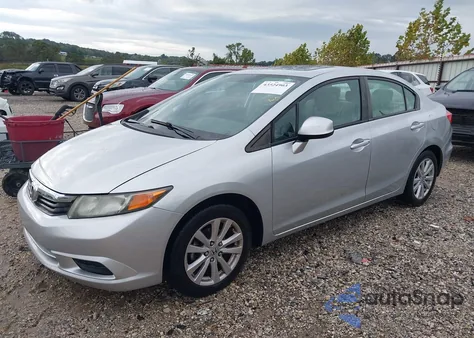 2012 Honda Civic Ex-L из США, поврежденный, VIN 2HGFB2F99CH503811